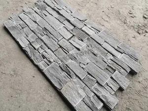 Revestimiento de pared de cemento Natural para decoración del hogar, paneles de cemento apilados en forma de Z para paredes al aire libre, azulejos de piedra - Product Image 5