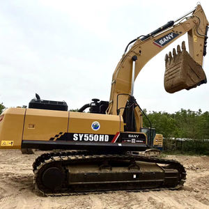 Excavatrices sur chenilles SANY d'occasion certifiées CE avec godet, excavatrice d'occasion SY550 55 tonnes à vendre, machines de Chine - Product Image 1