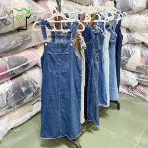 Jupe en jean d'occasion YIJIAYI avec ceinture pour femme, en polyester/coton, haute qualité, provenance Chine (premières villes) - Product Image 3