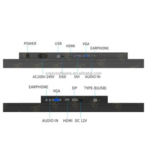 CrazySoftware New Arrival Frame LCD <strong>Monitor</strong> 3840 X 2160 Touch Panel <strong>Monitor</strong> for Game Machine - Product Image 6