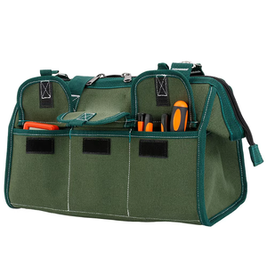 Sac à outils multifonctionnel portable en toile diagonale Master Dai avec fermeture éclair pour les plombiers, étui spécial - Product Image 3