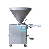 Machine à remplir les saucisses sous vide en acier inoxydable 380V 4.8-6.6KW jusqu'à 3500L/H, avec trémie de 30-220L, pour saucisses et saucisses de poisson
