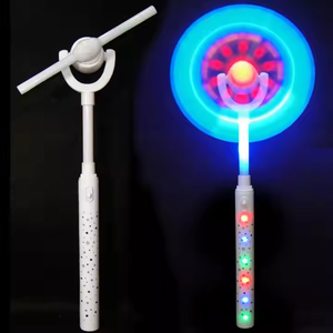 Đầy màu sắc LED Glowing cối xay gió đồ chơi cho trẻ em tương tác whirling nhấp nháy quay cối xay gió cho Halloween tốt nghiệp - Product Image 6