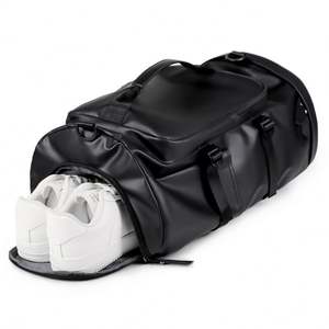 Sacs de sport de grande capacité personnalisés, imperméables, en PU, sacs à dos, sacs de voyage de sport avec compartiment à chaussures - Product Image 4