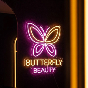 Letrero de Neón 3D Personalizado con Logotipo de Tienda para Exteriores, Letrero de Neón LED para Cafetería, Letrero de Neón para Fachada de Tienda - Product Image 1