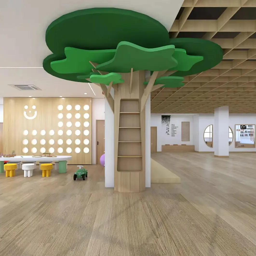 Chiquitos Muebles para niños Exhibición Árbol Jardín de infantes Diseño ambiental Estantería Australia Venta caliente Biblioteca para niños