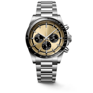 Men's <b>Chronograph</b> <b>Automatic</b> Watch Stainless Steel Bracelet Tachymeter Bezel Sapphire Crystal Sport Wristwatch Longinesing - Product Image 1