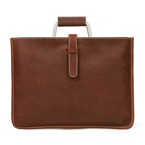 6847 Sac d'affaires simple, é<span class=keywords><strong>l</strong></span>égant, à <span class=keywords><strong>la</strong></span> mode, mallette en cuir décontractée - Product Image 2