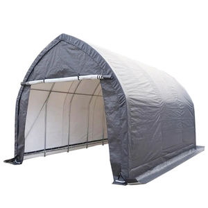 Cobertizo de Almacenamiento Exterior Portátil, Refugio Resistente con Puerta Enrollable con Cremallera para Bicicletas, Motocicletas y Almacenamiento - Product Image 6