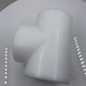 Pvdf hình chữ T thẳng TEE ống nước bằng nhựa lắp ổ cắm bằng Hàn Hàn Hàn Hàn ép phun kháng hóa chất - Product Image 2