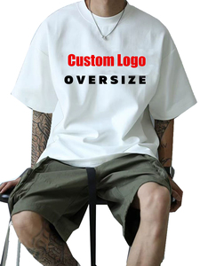 Commercio all'ingrosso Unisex di buona qualità della fabbrica Direcet dei pesi massimi 100% cotone sbuffo personalizzato Logo Casual bianco <span class=keywords><strong>M</strong></span> t-shirt <span class=keywords><strong>L</strong></span> XL - Product Image 6