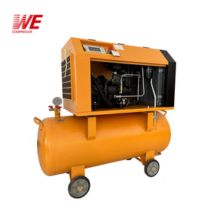 Petit compresseur d'air à vis rotatif industriel portable 7.5kw/10HP 2 en 1 avec réservoir <span class=keywords><strong>200</strong></span> litres - Product Image 5