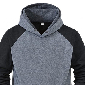 Nouveau sweat à capuche épais coupe courte pour homme, personnalisé avec impression 3D en relief et sérigraphie, 100% coton, couleur unie - Product Image 4