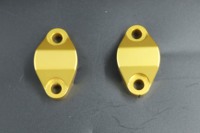 Pièces détachées de moto Haojin de haute qualité, en alliage d'aluminium 6082, colliers de fourche universels, collier de fourche à amortisseur