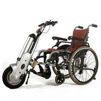 Fauteuil roulant sportif manuel à moteur 36v 400W, tricycle électrique à main, vélo à main avec batterie au lithium 15ah