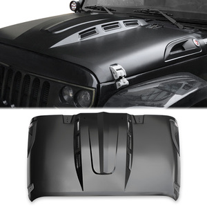 Capó de Repuesto Estilo Avenger Compatible con <span class=keywords><strong>Jeep</strong></span> Wrangler JK JKU Unlimited <span class=keywords><strong>Rubicon</strong></span> Negro 2007-2018 - Product Image 3