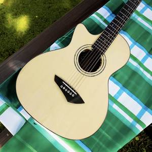 Guitarra Acústica Cutaway OO para Zurdos, Diseñada para Músicos Zurdos, con Fondo y Laterales de Caoba Maciza - Product Image 3