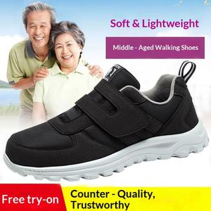 Chaussures absorbant les chocs, confortables et résistantes à l'usure, chaussures en cuir artificiel, chaussures de marche élargies, chaussures neutres, antidérapantes - Product Image 3