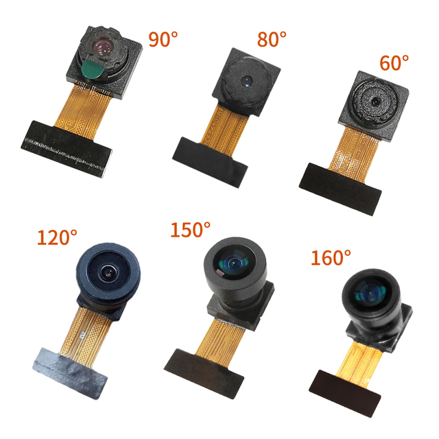 ESP32 With JPEG OV2640 Sensor Wide Angle 60 80 90 120 150 160 degree 2MP DVP Camera Module 24pin