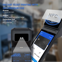 جهاز نقاط البيع المحمول Z92 مع تقنية NFC وبلوتوث وواي فاي و4G، يعمل بنظام أندرويد 14.0 و5G، مع طابعة حرارية 58 مم