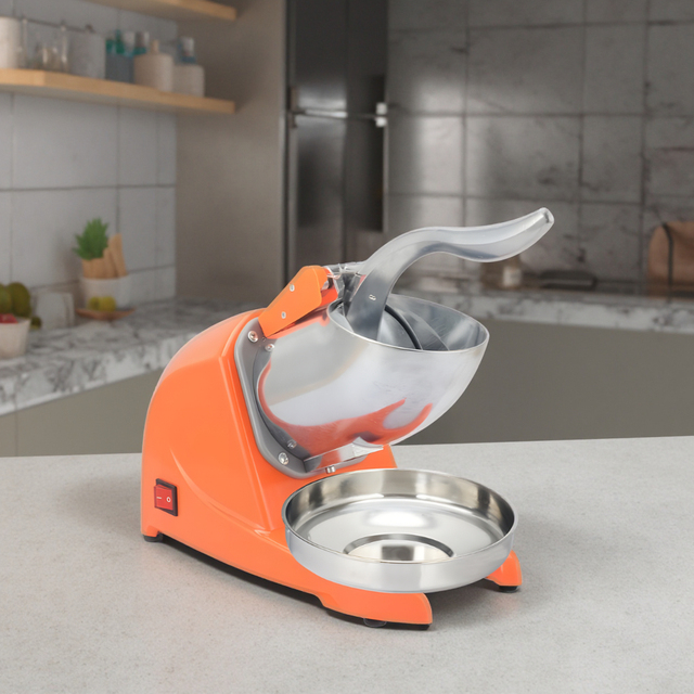 Top Quality Boou Electric Soft Abs 250w Portable Aluminium Snow Bar Metal Ice Crusher Machine
