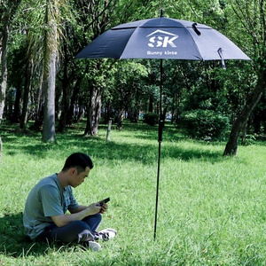 Hot Selling Super Large 60 Inch Luxury Creative Double-layer Canopy Automatic Opening Windproof Rainproof Strong Golf <b>Umbrella</b> - Product Image 1