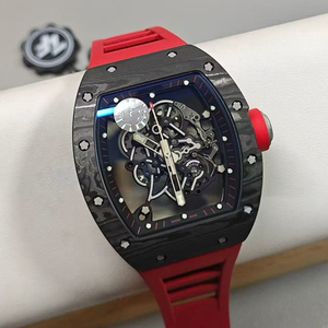 Nouvelle montre mécanique à tourbillon ultra-fine en fibre de carbone 6702, montre de luxe haut de gamme pour homme, étanche, squelette - Product Image 6