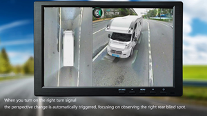 Système de caméra <span class=keywords><strong>3D</strong></span> 360° pour pièces automobiles, modules variés, moniteur de vue panoramique fisheye, vente en gros d'usine, sécurité de conduite - Product Image 3