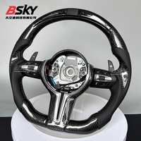 Volant sport en fibre de carbone personnalisé avec LED pour BMW F10 F20 F01 F02 F30 F31 F32 F33 F34 F36 F87 F80 F82 F10 E60 E70 E90