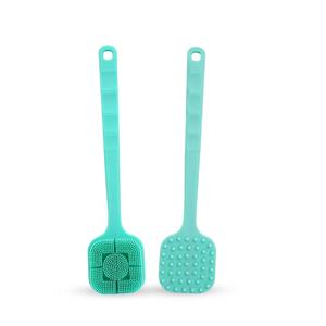 Brosse de bain en silicone à long manche, brosse de massage pour le dos - Product Image 5
