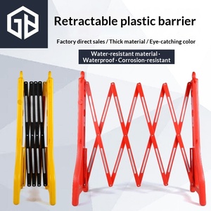 Valla Portátil Retráctil de Plástico Luxi, Valla Protectora Plegable Móvil con Aislamiento, Rejilla de Protección para Construcción, Cinta de Aislamiento - Product Image 1