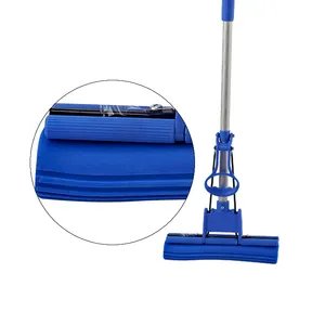 Floor Mop Cleaning High Quality Household Cleaning Tools Thread Telescopic Handle PVA Sponge Squeeze Mop