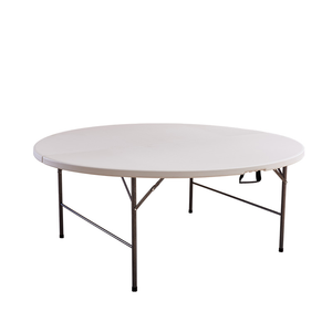 4ft giá rẻ dã ngoại ngoài trời gấp bảng với kim loại gấp chân xách tay nhựa tròn gấp Bàn và ghế cho tổ chức sự kiện - Product Image 3