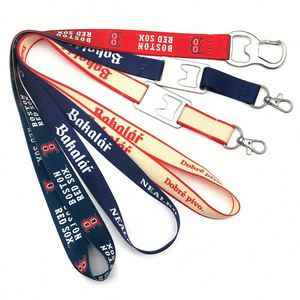 Cheap Promotional Gift Sublimated Printing <b>Polyester</b> <b>Lanyard</b> Custom Logo Metal or Plastic Hook&Buckle Satin <b>Lanyards</b> - Product Image 3