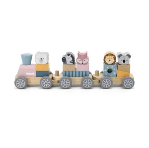 थोक शैक्षिक खिलौना ट्रेन-गर्म बिक्री 2021 नई डिजाइन शैक्षिक बालवाड़ी लकड़ी के सेट स्लॉट खिलौने ट्रेन शैक्षिक लकड़ी के खिलौने ब्लॉक ट्रेन
