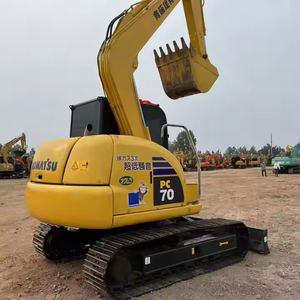 Excavadoras usadas KOMATSU PC70 de 7 toneladas a bajo precio, excavadora hidráulica japonesa Komatsu PC70, miniexcavadoras usadas en oferta. - Product Image 4