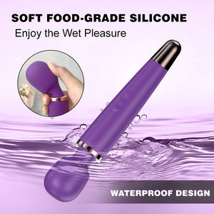 Masajeador de Silicona de Doble Cabezal con Función Musical, Recargable por USB, Alivio para Espalda/Cuerpo, Potentes Motores Dobles - Product Image 4