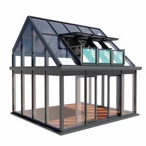 Estructura de Aleación de Aluminio con Aislamiento Térmico y Acústico, Certificación CE ISO9001, Vidrio Templado de Doble Capa, Personalizable, para Terrazas Exteriores de Hoteles - Product Image 3