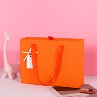 Boîte en carton rigide personnalisée avec logo, papier artistique, gaufrage, pelliculage brillant pour emballage de vêtements, chaussures, coffrets cadeaux, avec ruban et tiroir