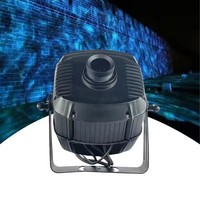 Projecteur de logo LED RGBW DMX 512 haute puissance, étanche IP65, éclairage de scène avec base d'ampoule E27