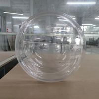 Présentoir en acrylique pour produits de boulangerie en PMMA, design contemporain transparent avec formes spéciales et décoration intérieure