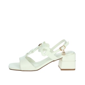 Sandali con tacco bianchi 9044 - Product Image 1