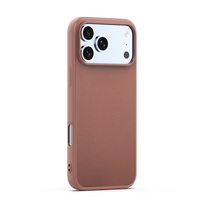 Coque de téléphone antidérapante texturée pour iPhone 18 Pro Max, pare-chocs en TPU, protection de l'objectif, doublure en microfibre douce