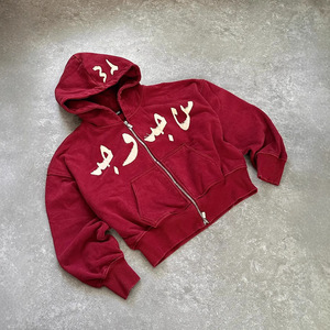 <span class=keywords><strong>Sweat</strong></span> à capuche personnalisé CCY, streetwear, <span class=keywords><strong>sweat</strong></span> à capuche oversize d'hiver, <span class=keywords><strong>sweat</strong></span>-shirts, <span class=keywords><strong>sweat</strong></span> à capuche court pour homme, fermeture éclair, broderie, patchwork - Product Image 3