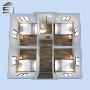 บ้านเคลื่อนที่20FT 1 <span class=keywords><strong>2</strong></span> <span class=keywords><strong>3</strong></span> 4ห้องนอนบ้านภาชนะแบบพับได้ขยายได้วิลล่าหรู - Product Image 4