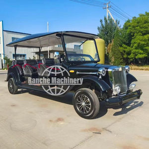 Vehículo Turístico Comercial Eléctrico de Cuatro Ruedas, 8-11 Asientos, Diseño Especial, Estilo Clásico Vintage, Gran Venta - Product Image 1