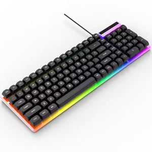 Teclado Mecánico RGB Luminoso para Oficina y Hogar, con Combinación de Colores, Sensación Mecánica, para el Hogar - Product Image 3