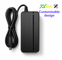 Chargeur de batterie lithium-ion certifié 42V 2A pour voiture électrique de drift, adaptateur d'alimentation intelligent avec indicateur d'état LED, sûr et conforme CE