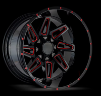 Nouvelles jantes en alliage d'aluminium forgé Horus Disc 20x10J 5x100 5x127 adaptées aux Jeep Cherokee SUV, voitures particulières, jantes sur mesure, finition noire