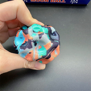 HAPU Factory 70mm Fireworks Color Pu Eco-Friendly High Bounce Ball Training Fun Moon Simple Classic Lovely Dog <b>Bite</b> Pet - Product Image 4
